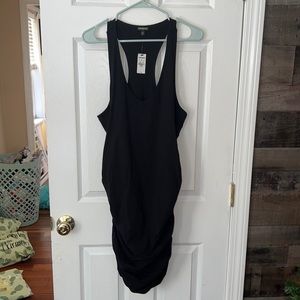 Express Black Racerback Maternity Dress Size XL NEW